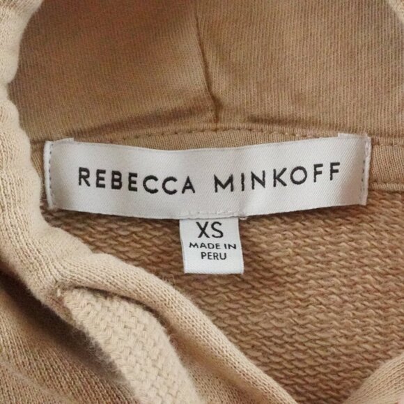 Rebecca Minkoff Tiered Fluttered Sleeve Hoodie Womens Extra Small - Picture 4 of 10
